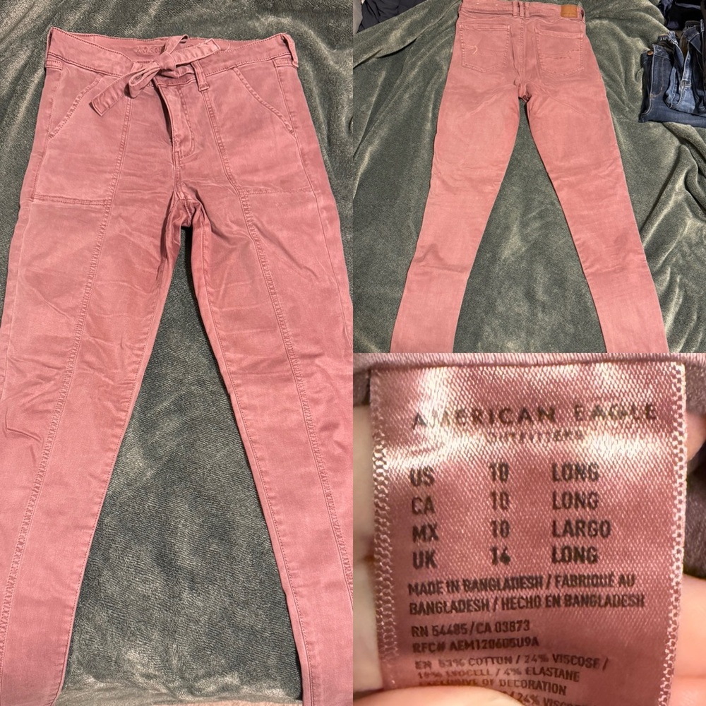American Eagle Outfitters Women's Dusty Rose Skinny Jeans